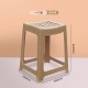 方形高款餐桌凳-咖啡色（360*340*465mm）